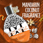 Brown Sugar Tanning Lotion cap and pump mechanism detail