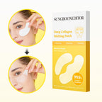 Sungboon Editor Deep Collagen Melting Patch open packet displaying individual sheets