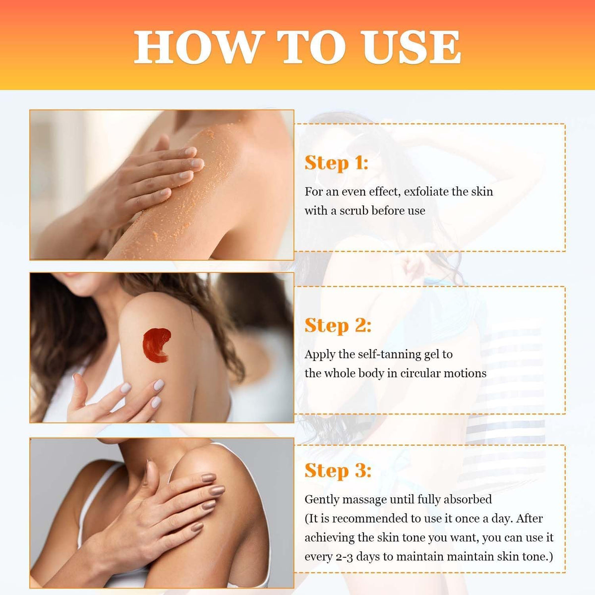 Authentic USA-sourced Bupposes tanning gel ready for application