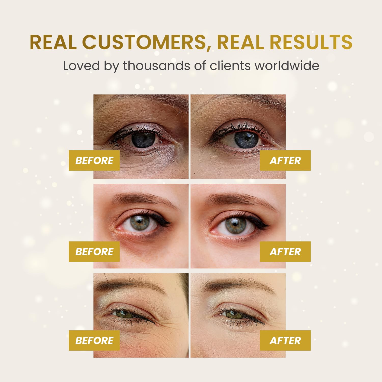 Dermatologist tested Plantifique under eye patches featuring hyaluronic acid and caffeine benefits