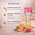 Botanica natural bronzer ingredient highlights on bottle
