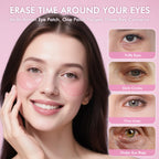 Close up of rose hydrogel patches texture