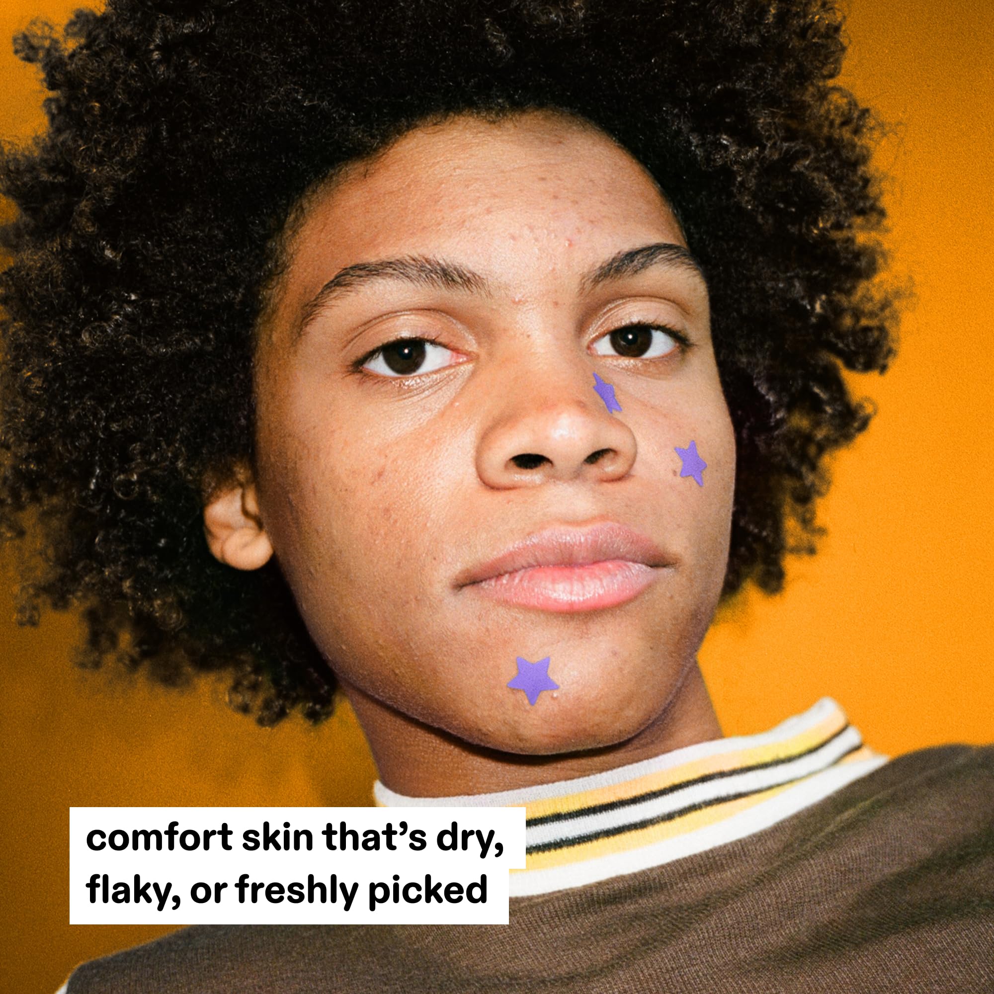 Starface World ninety-six count big pack sheet displaying purple hydrocolloid patches.