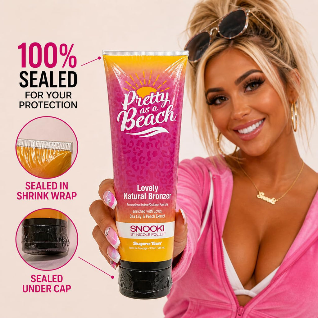 Supre Snooki Pretty As A Beach Natural Bronzer side profile view