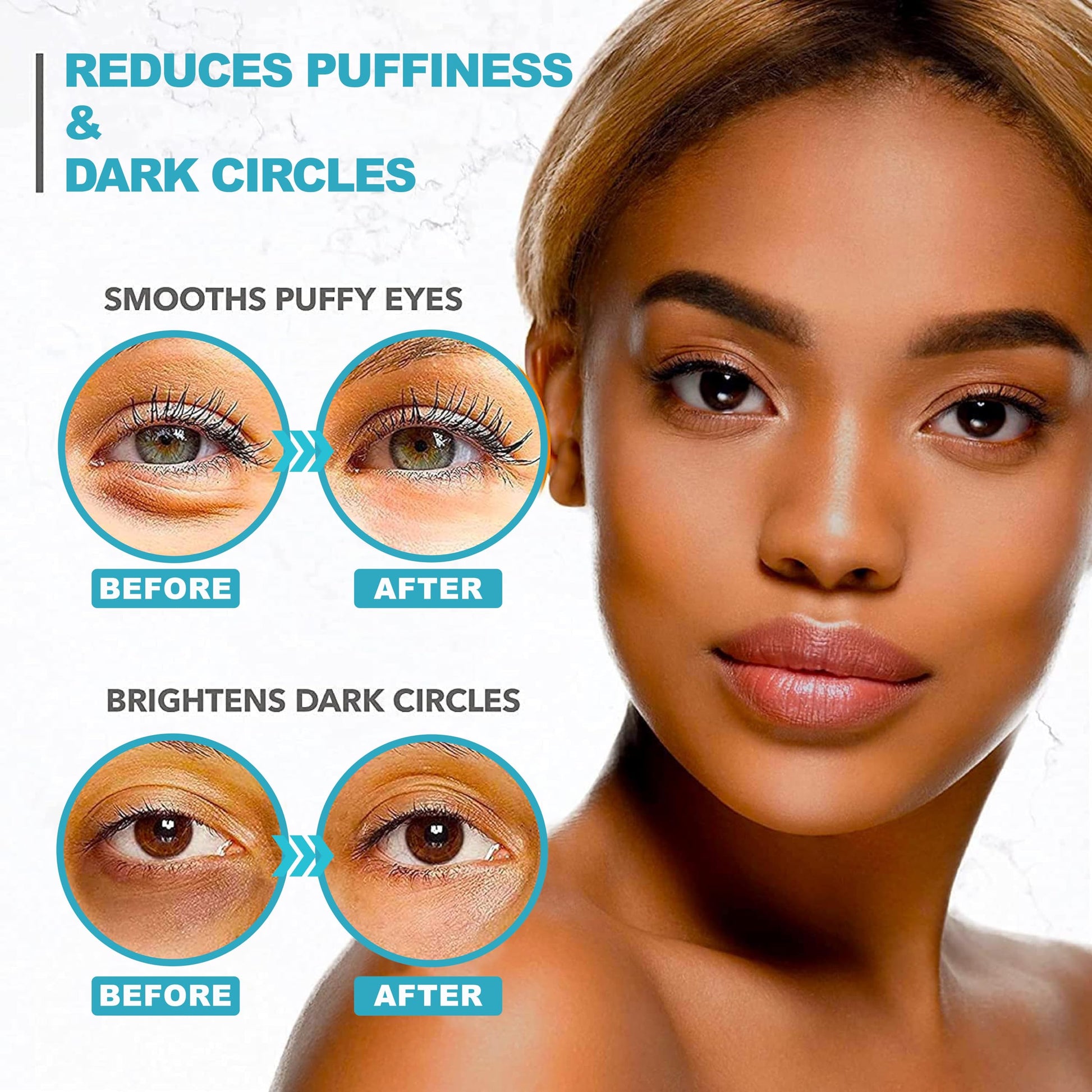Arvesa authentic hydrating under eye patches packaging side details and usage guide.