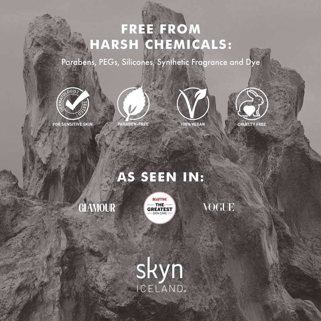 Side profile of Skyn Iceland anti aging eye patch packaging