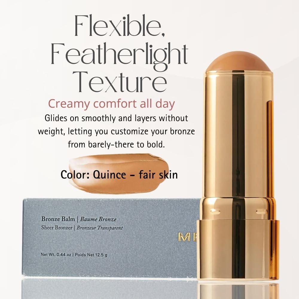 Merit Bronze Balm Sheer Sculpting Bronzer size and texture swatch