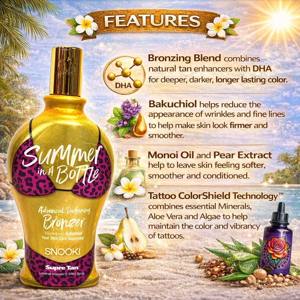 Supre Snooki Summer In A Bottle 12 fluid ounces bottle closeup