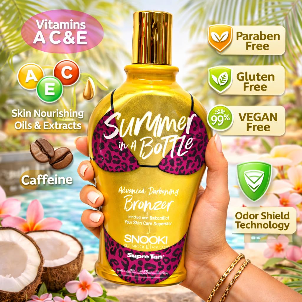 Supre Snooki Summer In A Bottle tanning lotion texture swatch