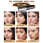 Swatch demonstration of About-Face Beach Freak Bronzer Stick Coney Island.