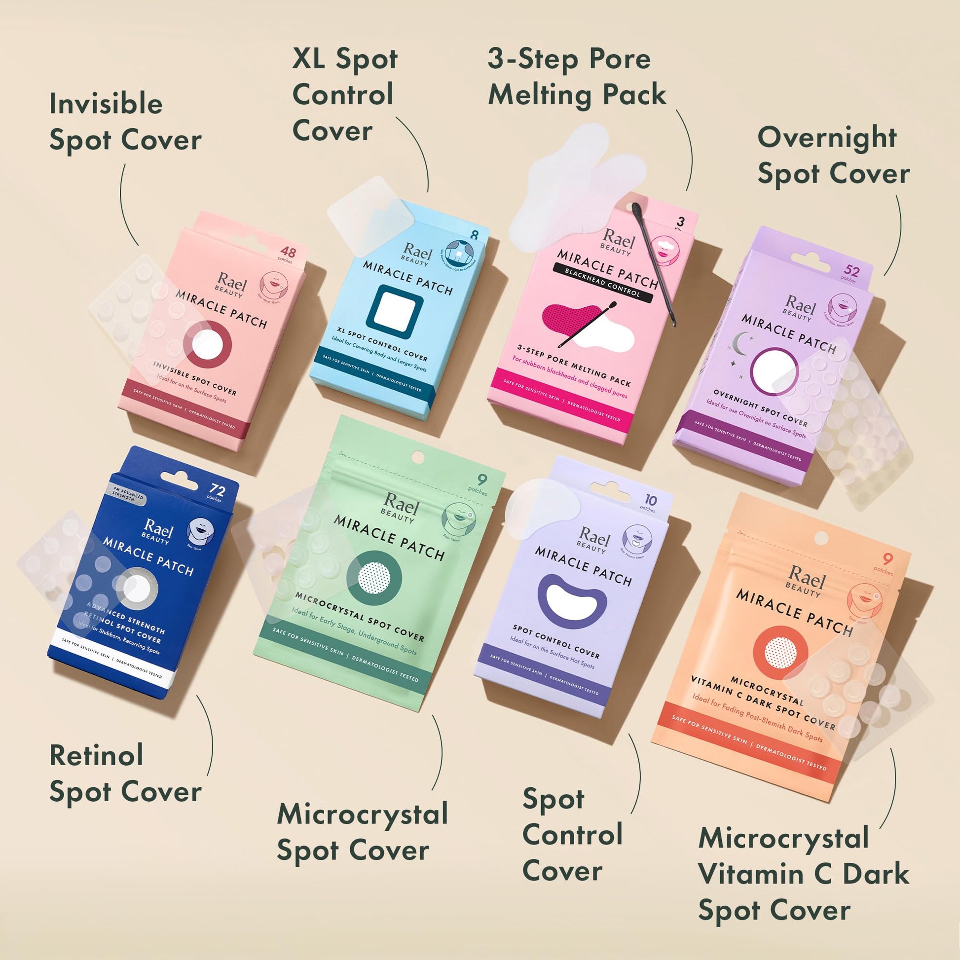 Infographic illustrating how the dissolving microcrystals penetrate below the skin surface to fade hyperpigmentation.