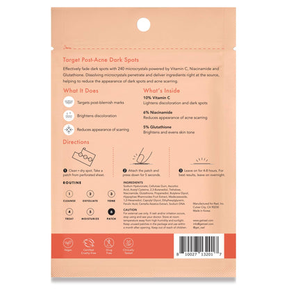 Unboxing of the authentic USA imported Rael skincare patch for post acne hyperpigmentation care.