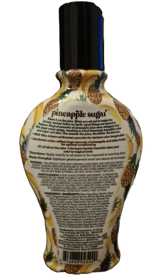 Brown Sugar Pineapple Sugar 400X Ultra Advanced Bronzer packaging