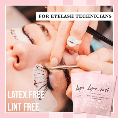 Premium under eye gel pads for professional lash extension application