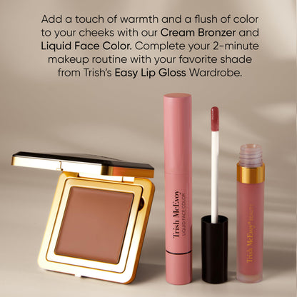Back of Trish McEvoy Gorgeous Cream Bronzer box