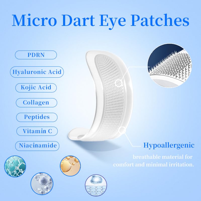 Under eye application demonstration of Natener anti aging patches for dark circles and wrinkles.