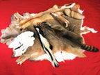 Melby Outdoors Fur Tanning Kit contents including scraper and bottles.