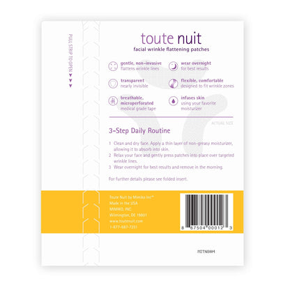 Toute Nuit hypoallergenic wrinkle patches 48 count pack