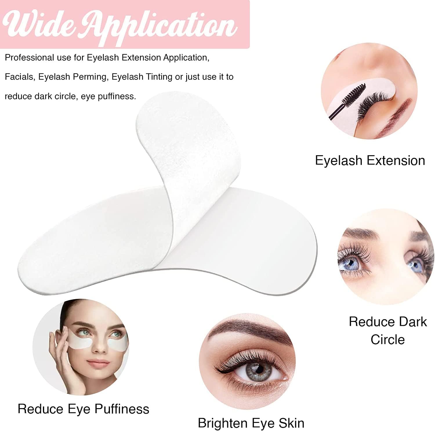 GreenLife professional beauty treatment eye gel pads displaying authentic USA import packaging.