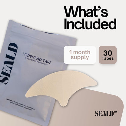 SEALD face tape strips designed to smooth eleven lines and wrinkles.