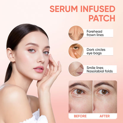 Novalift hydrating under eye patches unboxing view with protective trays.