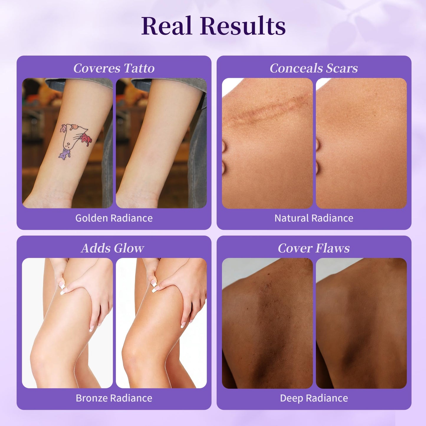 Westmore Beauty Bronze Radiance tattoo cover up packaging