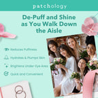 Patchology hydrogel under eye masks for dark circles packaging details