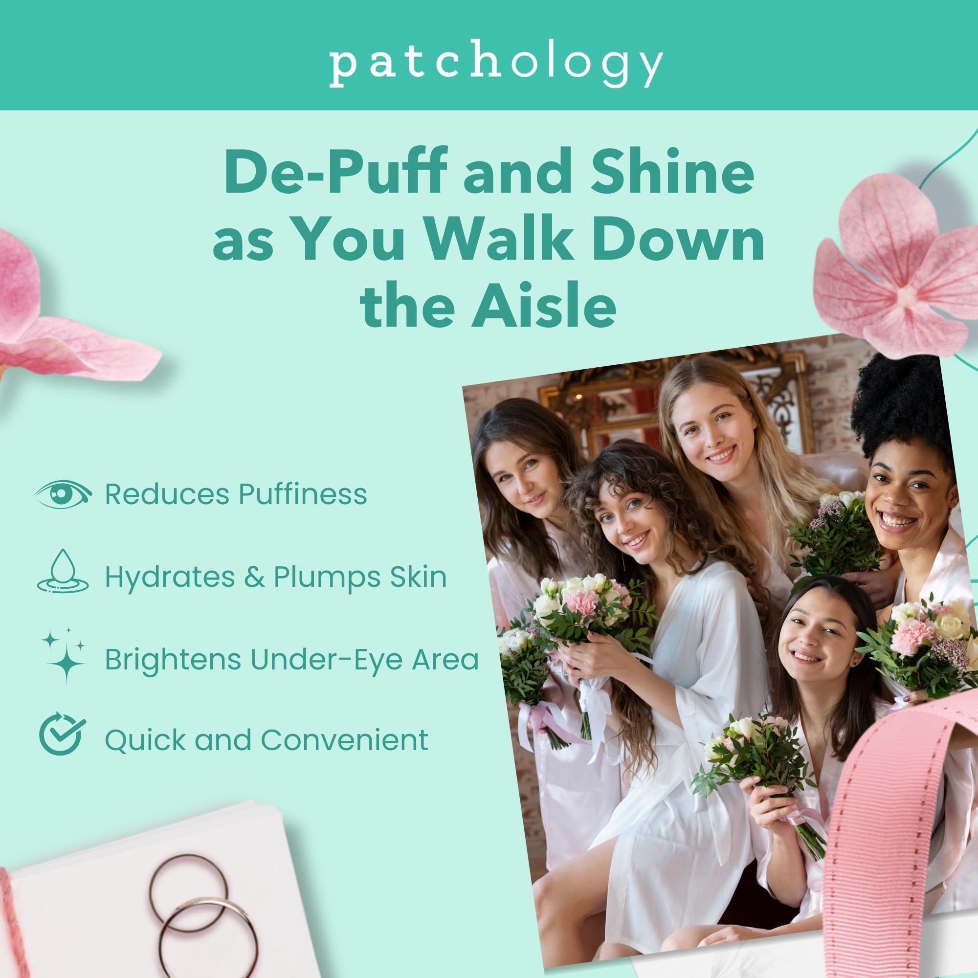 Patchology eye gel patches application showing cooling hydrogel texture