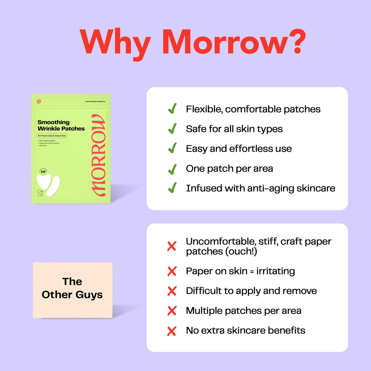 Authentic Morrow beauty skincare product packaging angle shot