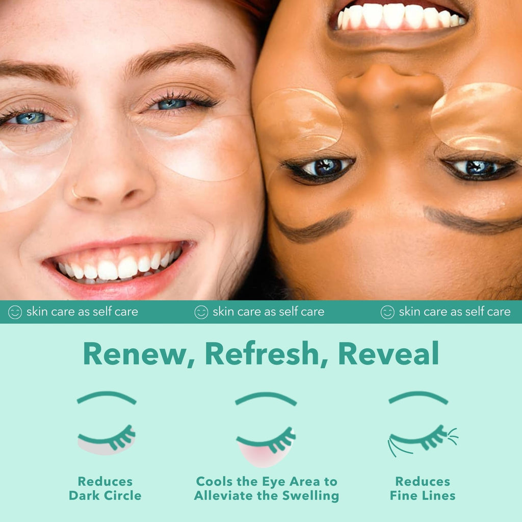 Patchology hydrating under eye patches benefit diagram for skin elasticity