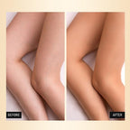 Leg concealer covering scars and veins comparison