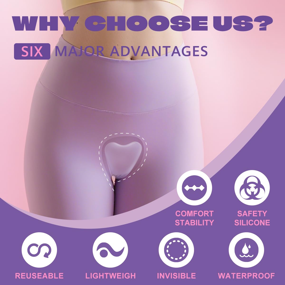 Tifesoo anti camel toe insert packaging