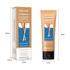 Natural glowing finish applied to legs