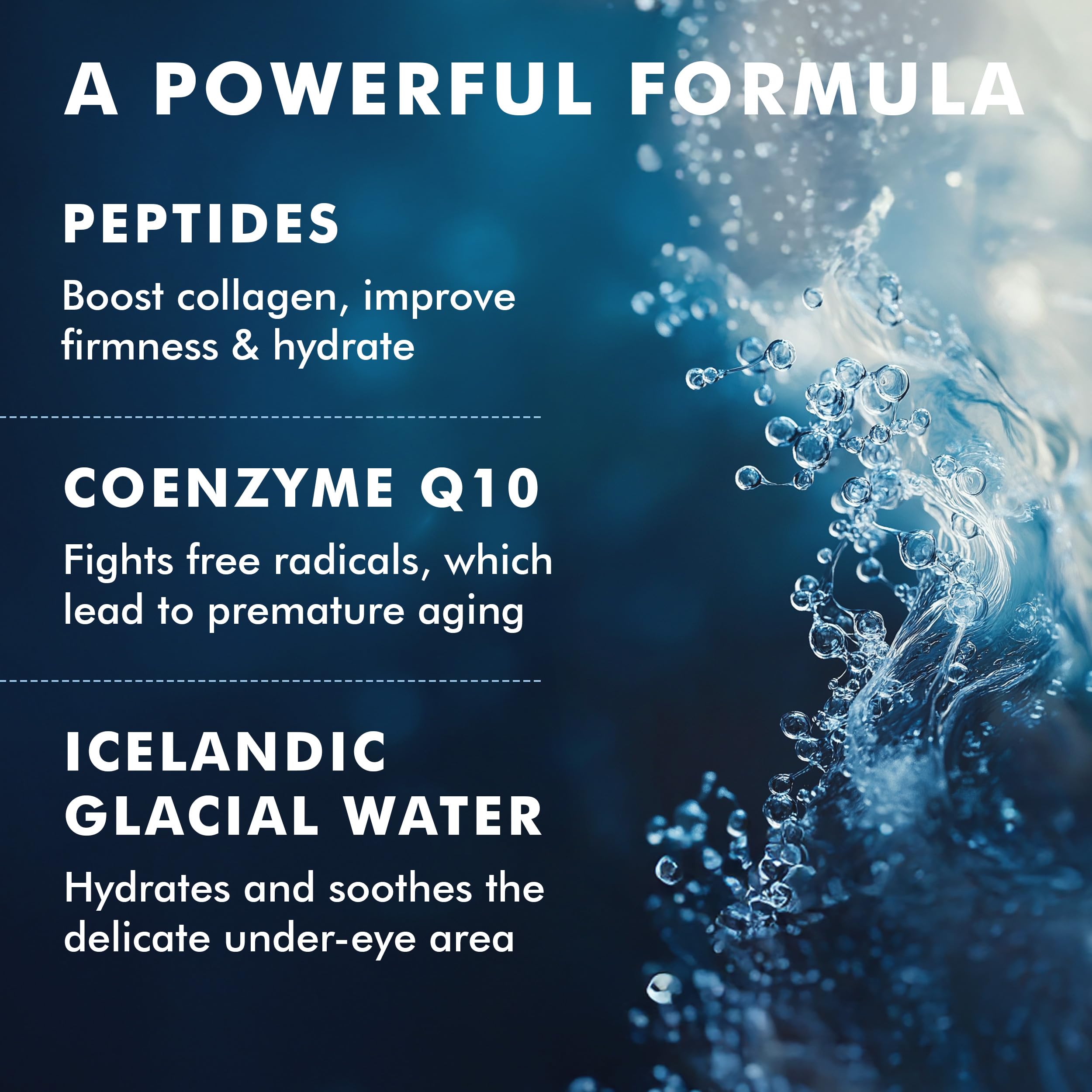 Texture demonstration of Skyn Iceland cooling eye gel patches
