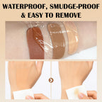 Close up of transfer-resistant body foundation texture
