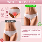 Inefticism 5 Pack Camel Concealer Toe Cover showing adhesive backing