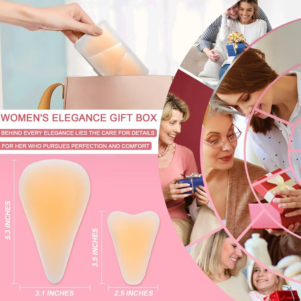 Inefticism 5 Pack Camel Concealer Toe Cover lifestyle view for activewear