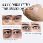 Application demonstration of Peauamie under eye patches on face