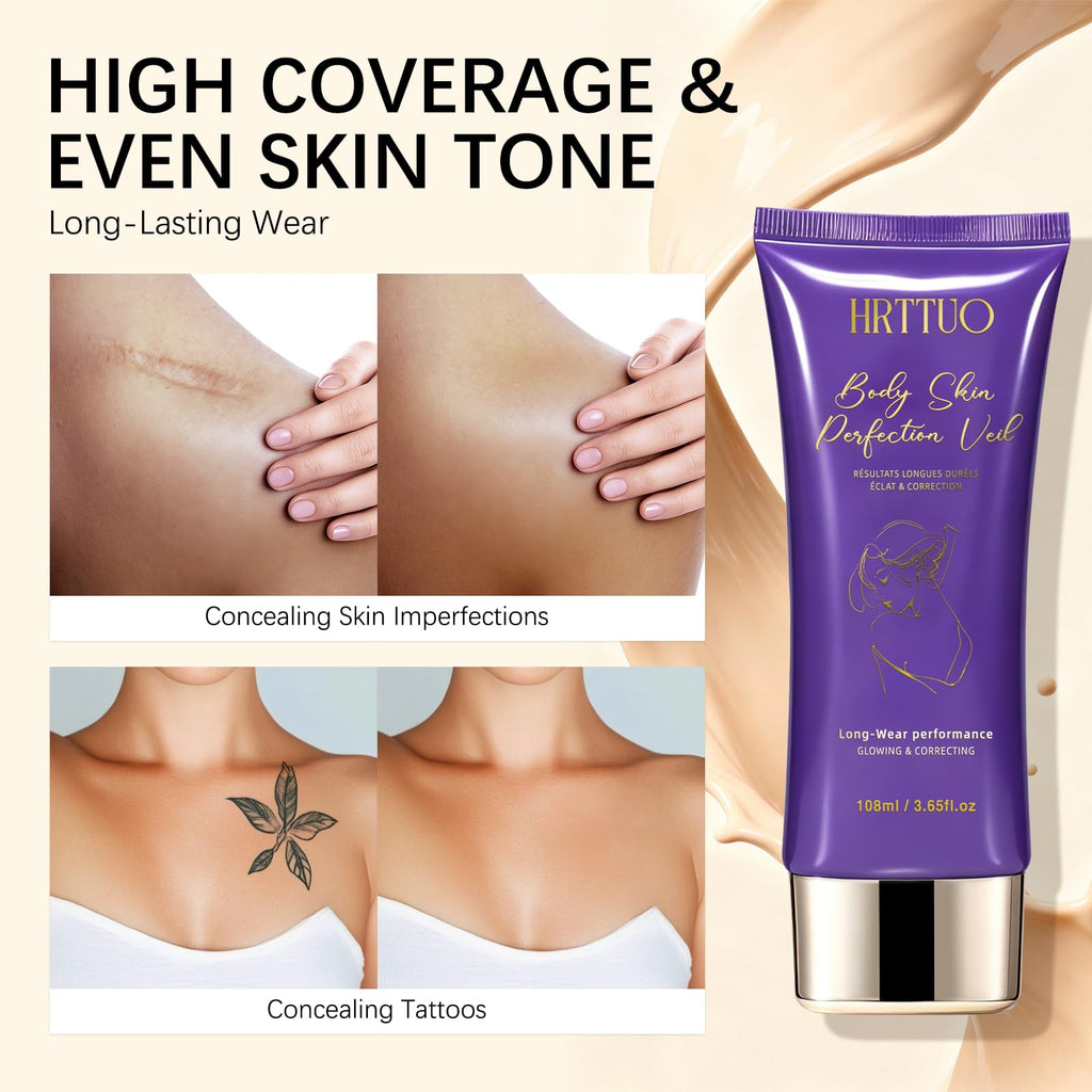 HRTTUO body perfection veil set with specialized blending brush