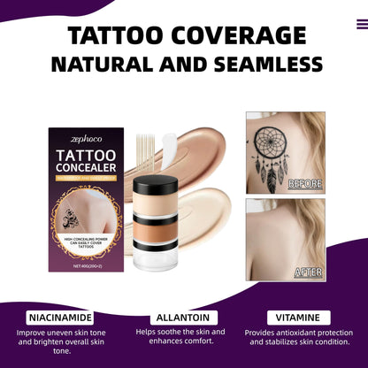 Waterproof body concealer cream showing creamy texture