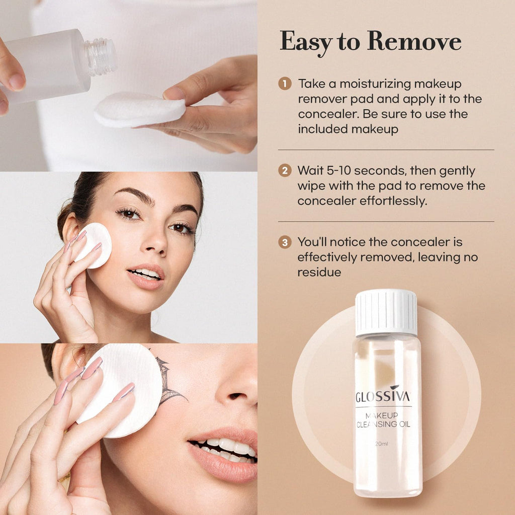 Glossiva long lasting body concealer lifestyle presentation