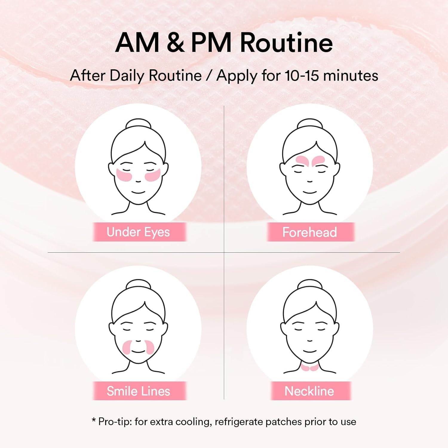 Skincare routine setup featuring the imported Abib cooling eye masks