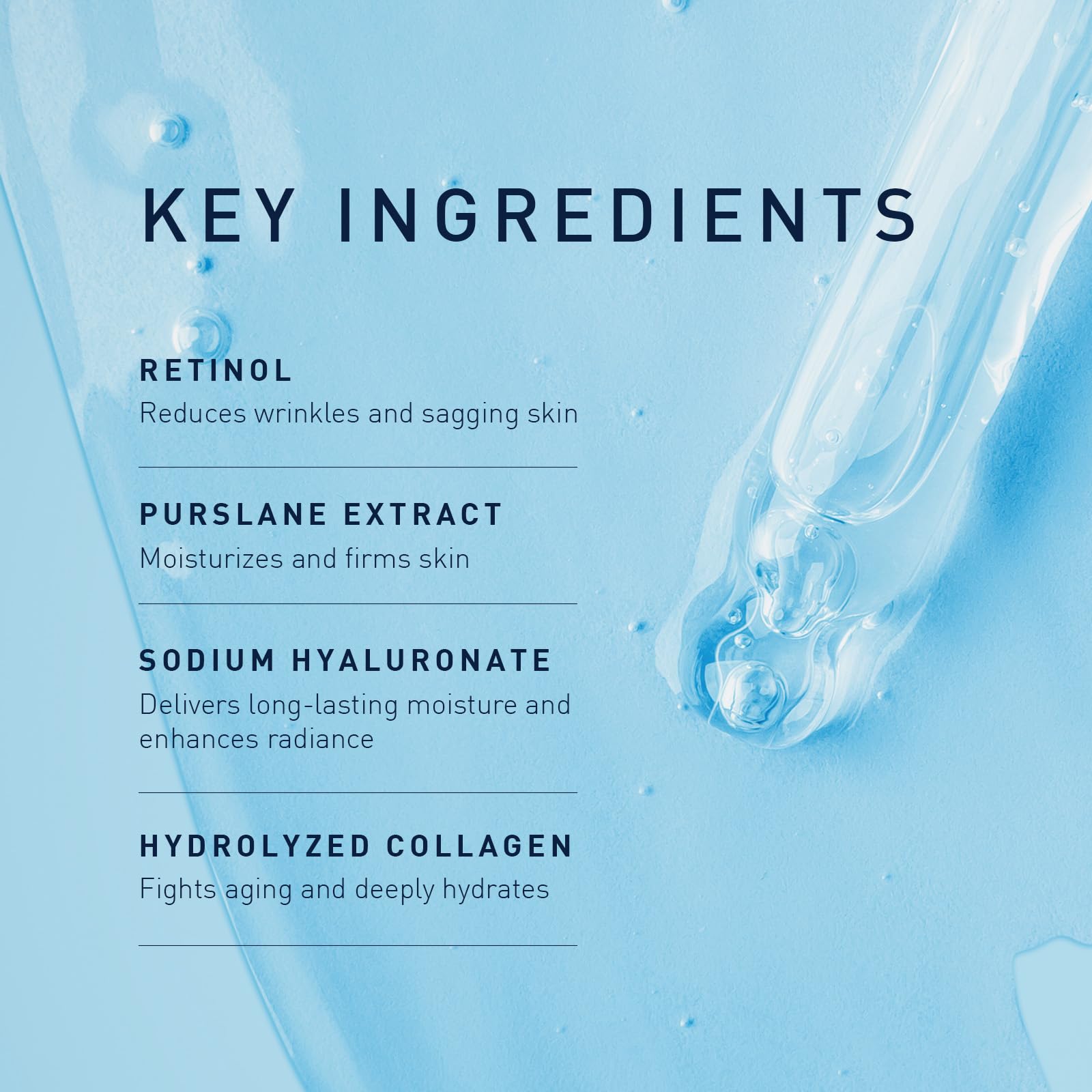 Close up view of blue eye patches texture and thickness for cooling skin treatment