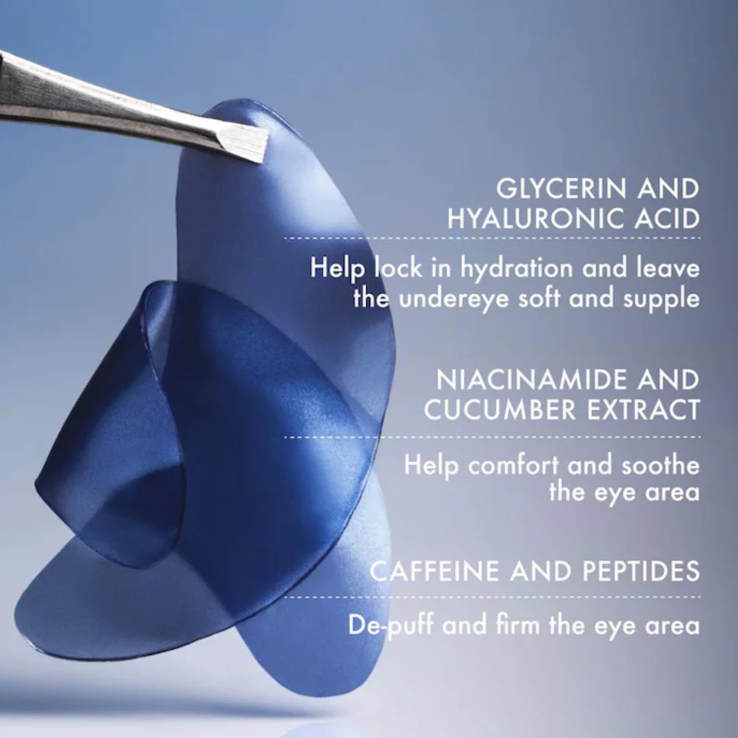 Authentic Summer Fridays caffeine and peptide eye patches skincare routine