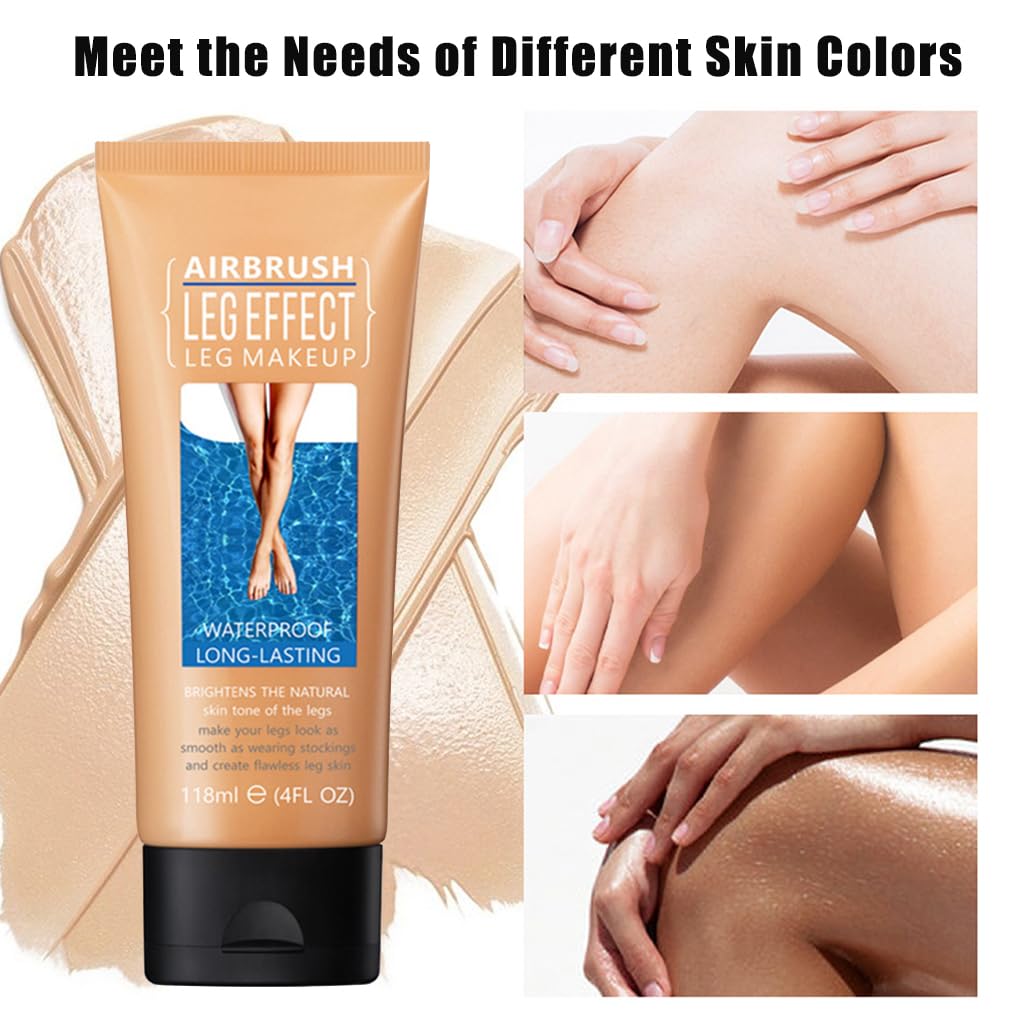 Jimyauqin waterproof leg makeup medium glow shade label
