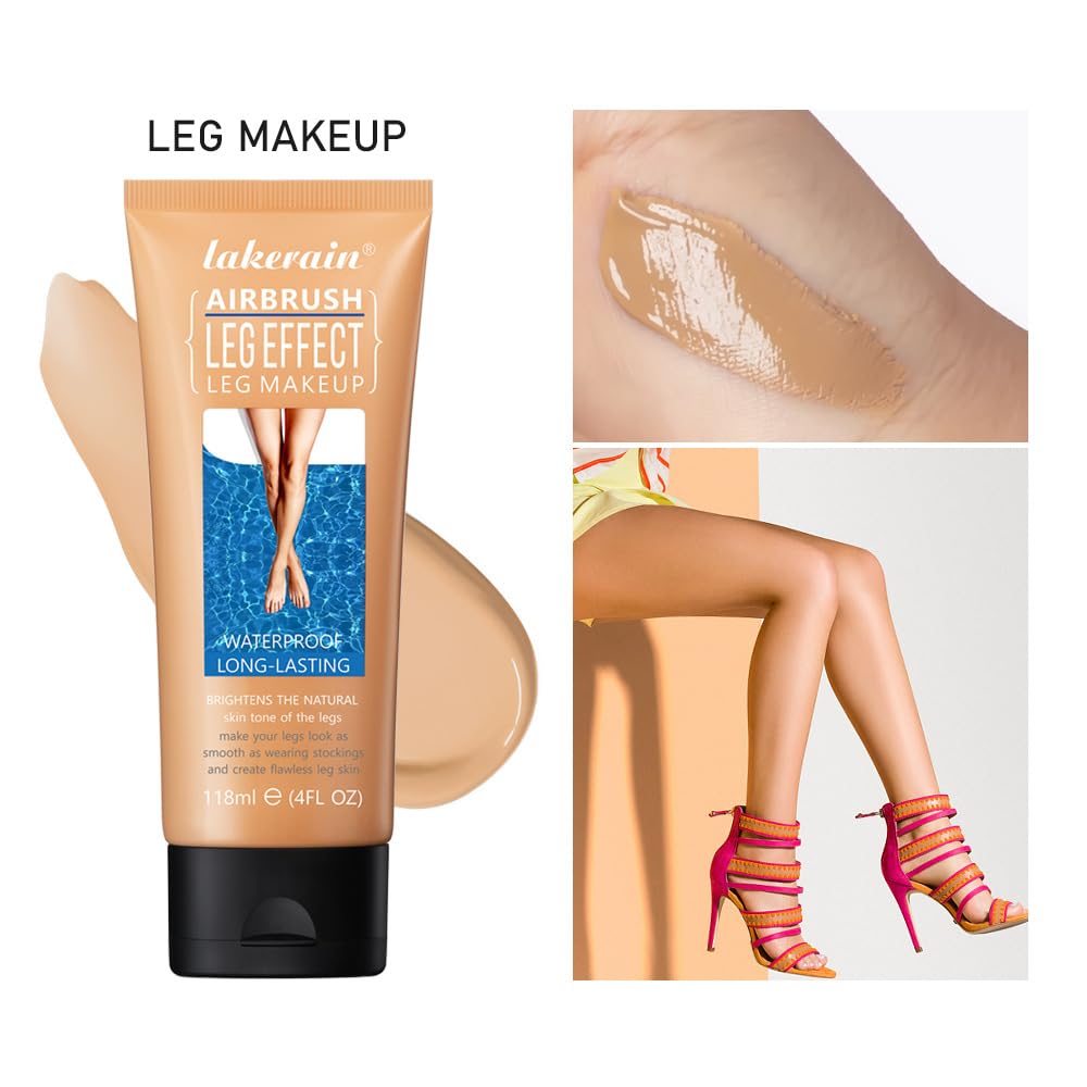Gralyeat medium glow leg makeup tube in hand