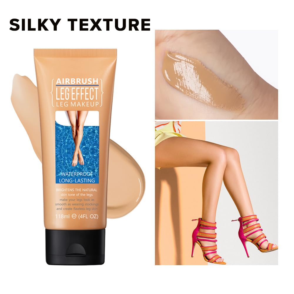 Waterproof testing of Gralyeat leg and body makeup