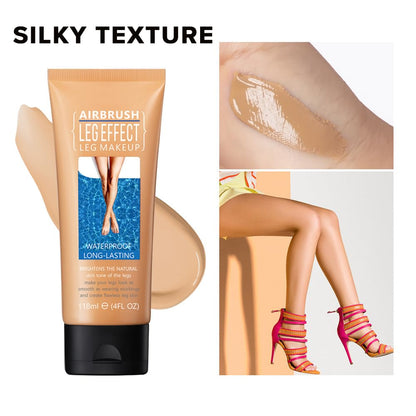 Waterproof testing of Gralyeat leg and body makeup