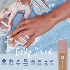 B Bestbronze leg makeup applied on skin