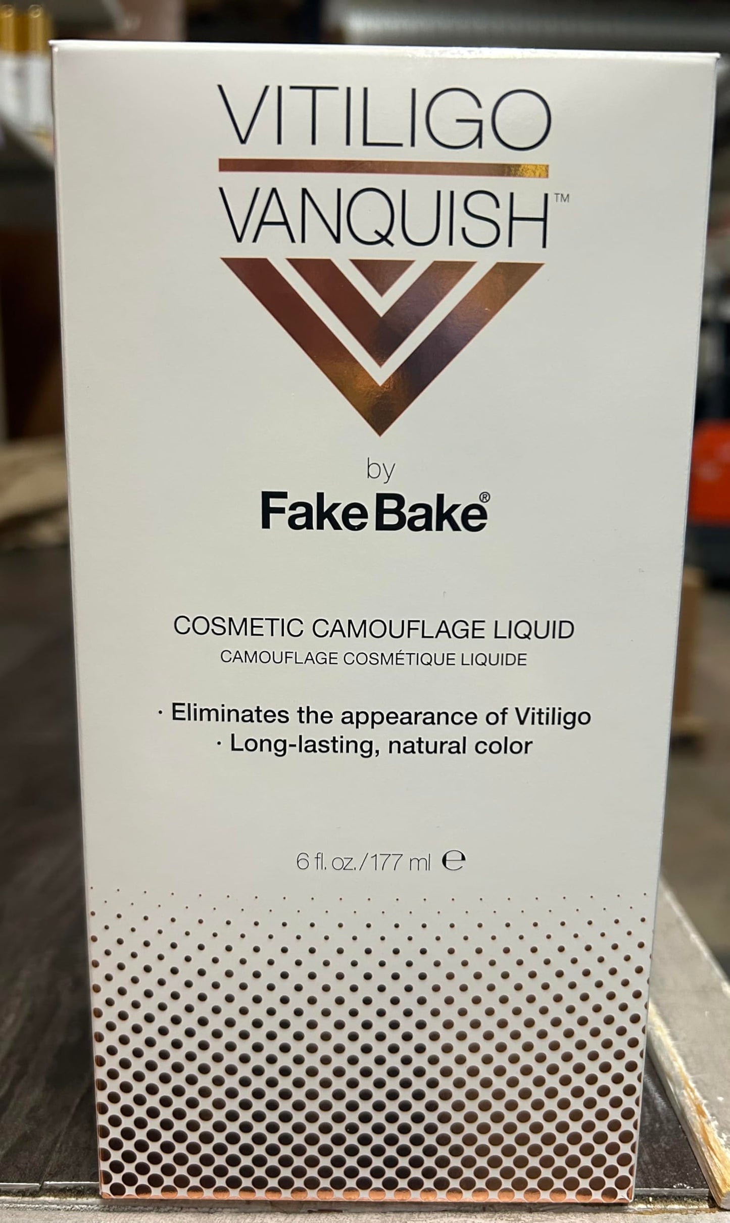 Fake Bake Vitiligo Vanquish kit components for skin matching